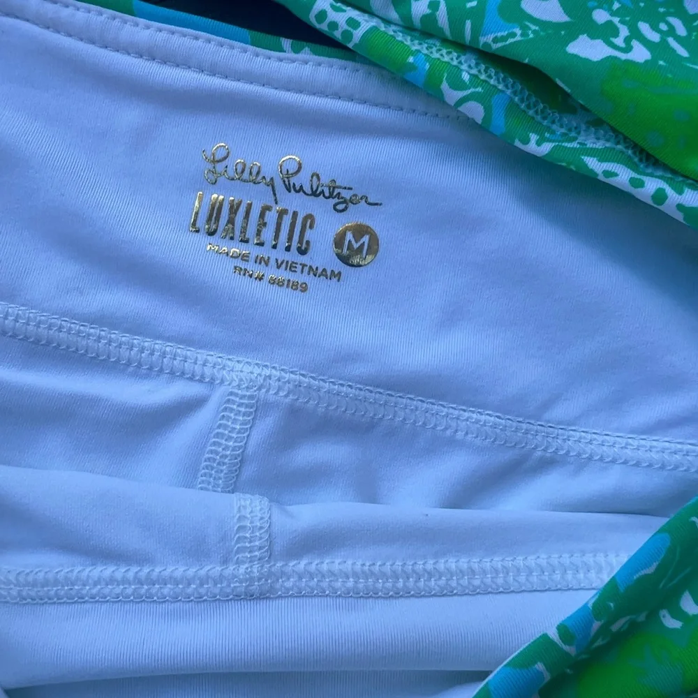 Lilly Pulitzer Luxletic Floral Sports Bra and Skort - Picture 4 of 7